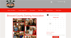 Desktop Screenshot of browardcountydarts.com